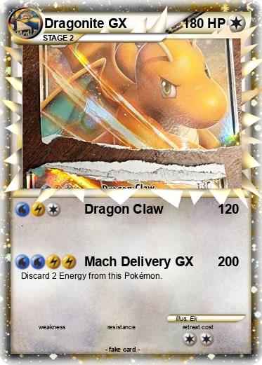 Pokemon Dragonite GX
