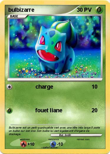 Pokemon bulbizarre