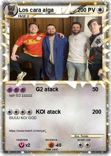 Pokemon Los cara alga