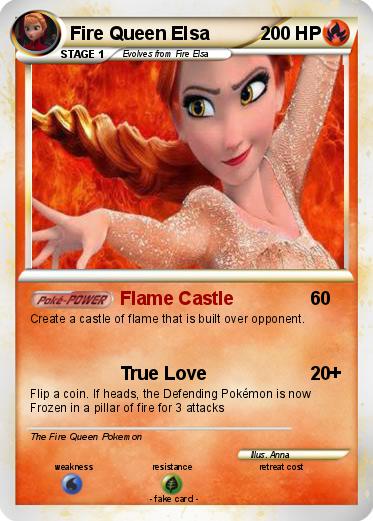 Pokemon Fire Queen Elsa