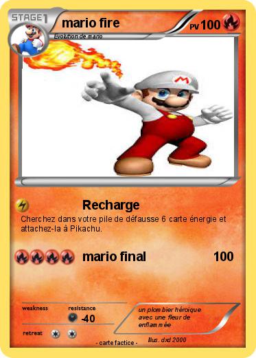 Pokemon mario fire