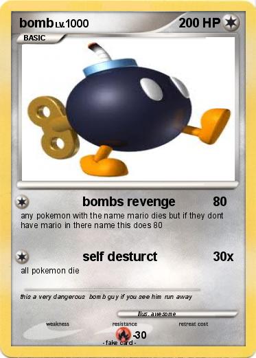 Pokemon bomb