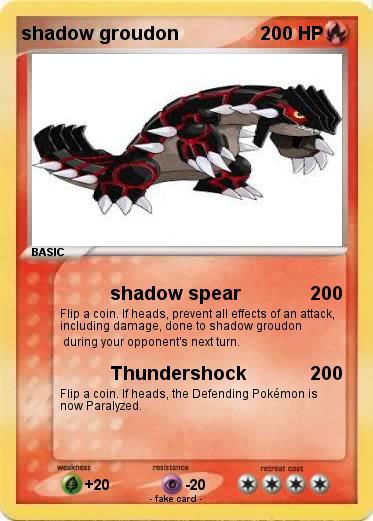 Pokemon shadow groudon