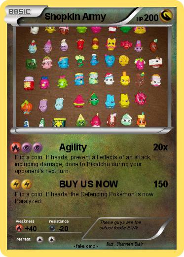 Pokemon Shopkin Army