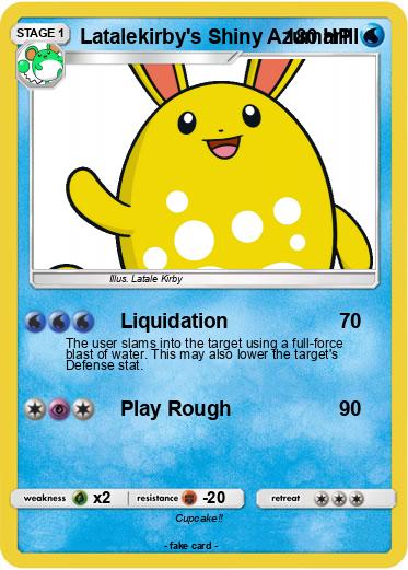 Pokemon Latalekirby's Shiny Azumarill