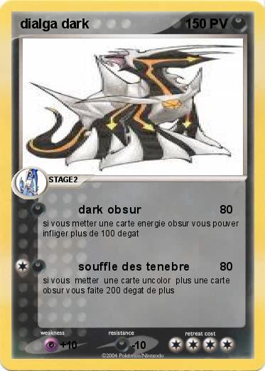 Pokemon dialga dark