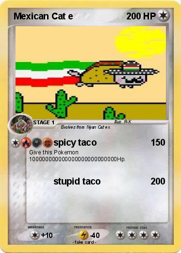 Pokemon Mexican Cat e