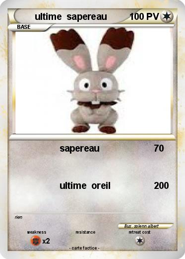 Pokemon ultime  sapereau