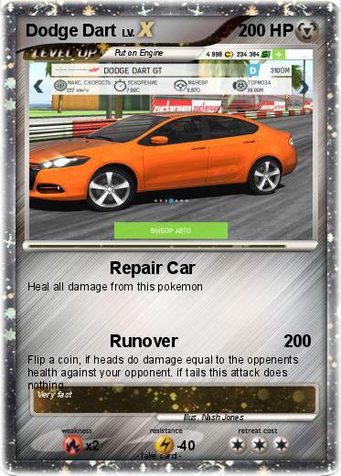 Pokemon Dodge Dart