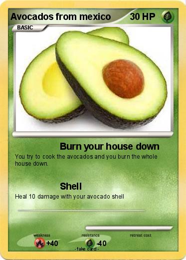 Pokemon Avocados from mexico