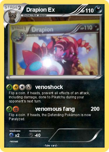 Pokemon Drapion Ex