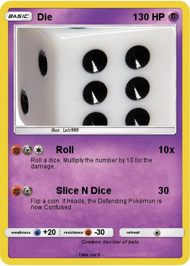Pokemon Die