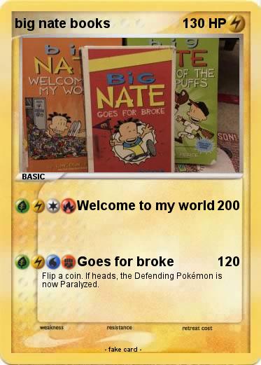 Pokemon big nate books
