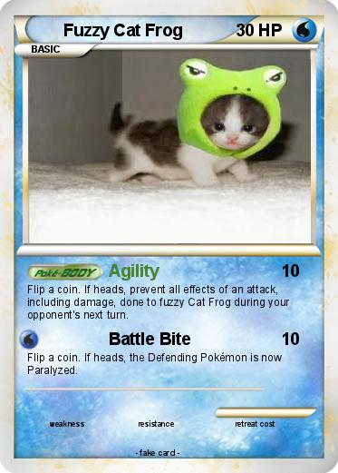 Pokemon Fuzzy Cat Frog