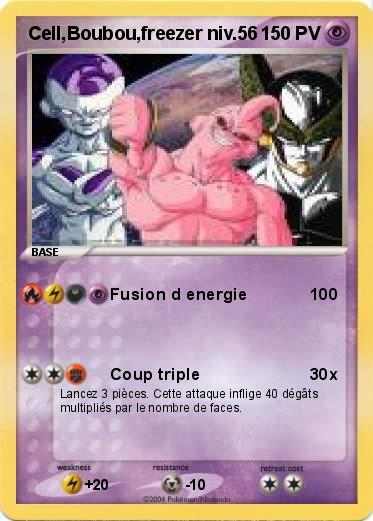 Pokemon Cell,Boubou,freezer niv.56