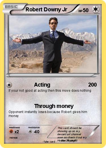 Pokemon Robert Downy Jr