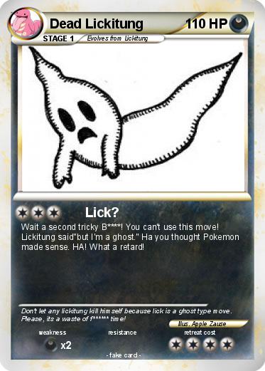 Pokemon Dead Lickitung