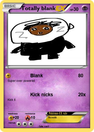 Pokemon Totally blank