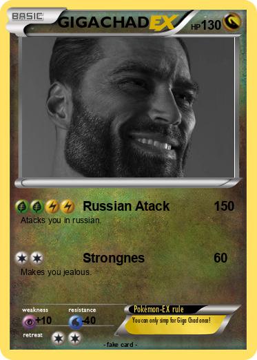 Pokémon GIGACHAD 20 20 - Russian Atack - My Pokemon Card