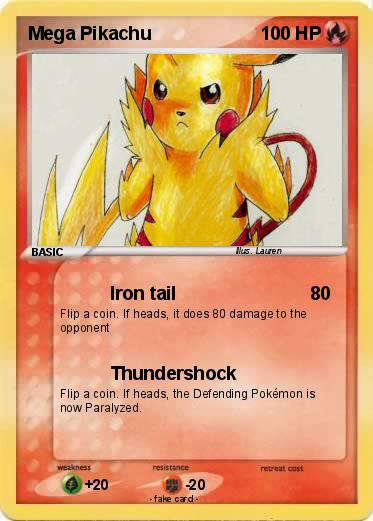 Pokemon Mega Pikachu