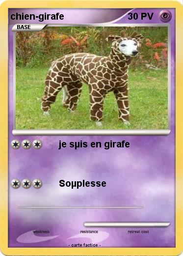 Pokemon chien-girafe