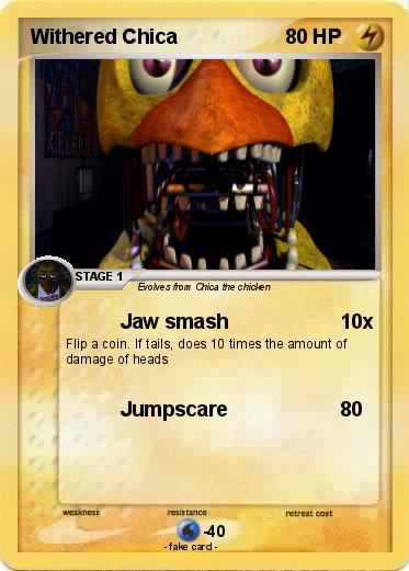 Pokemon Withered Chica