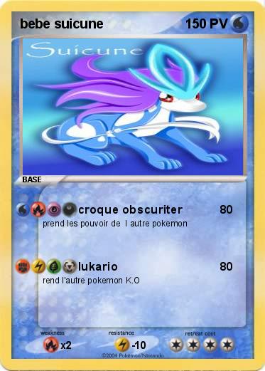 Pokemon bebe suicune
