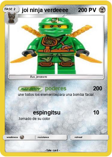 Pokemon joi ninja verdeeee