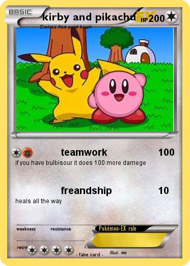 Pokemon kirby and pikachu