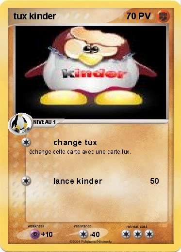 Pokemon tux kinder