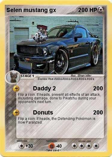 Pokemon Selen mustang gx