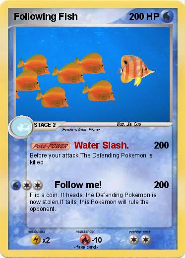 Pokemon Following Fish