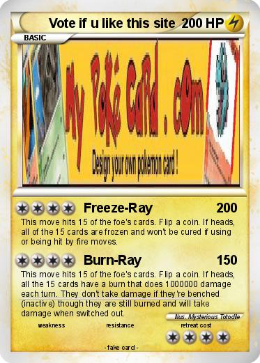 Pokemon Vote if u like this site