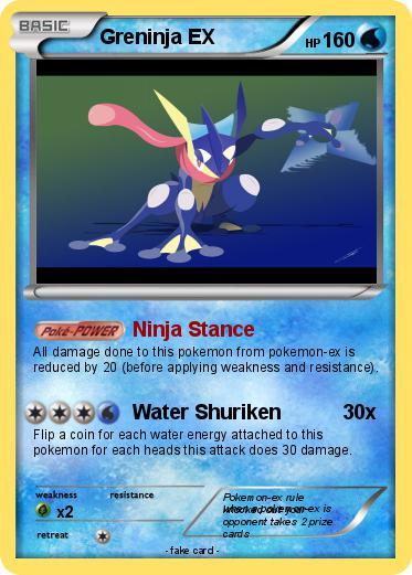 Pokemon Greninja EX