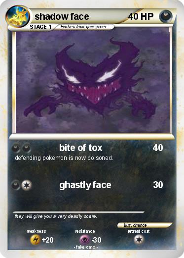 Pokemon shadow face
