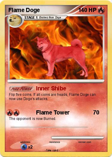 Pokemon Flame Doge