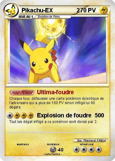 Pokemon Pikachu-EX               2