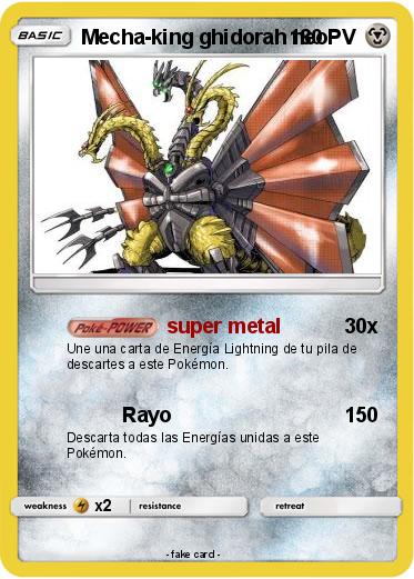 Pokemon Mecha-king ghidorah neo