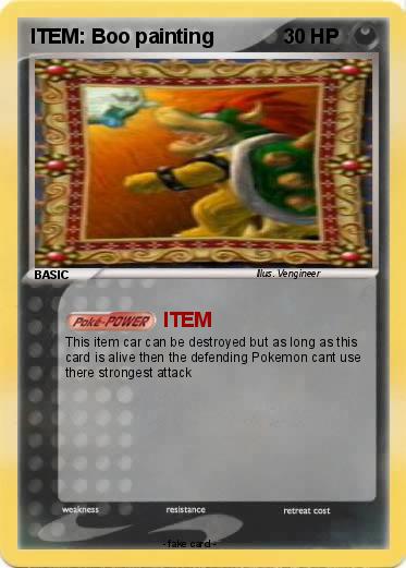 Pokemon ITEM: Boo painting