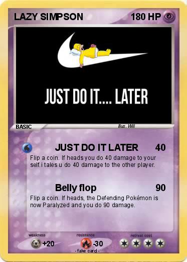 Pokemon LAZY SIMPSON