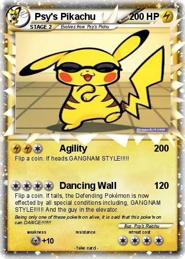 Pokemon Psy's Pikachu