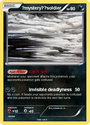 Pokemon ?mystery??soldier