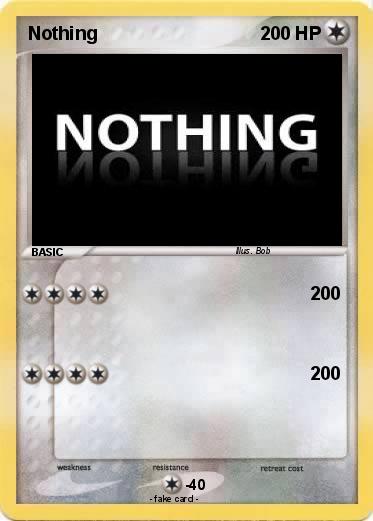 Pokemon Nothing