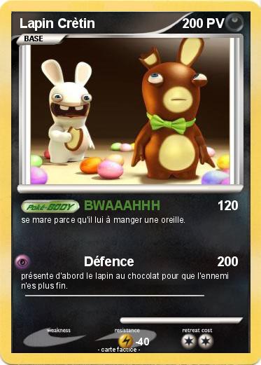 Pokemon Lapin Crètin