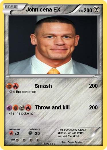 Pokemon John cena EX