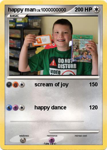 Pokemon happy man