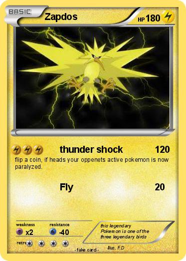 Pokemon Zapdos
