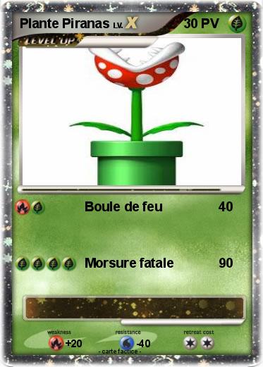 Pokemon Plante Piranas