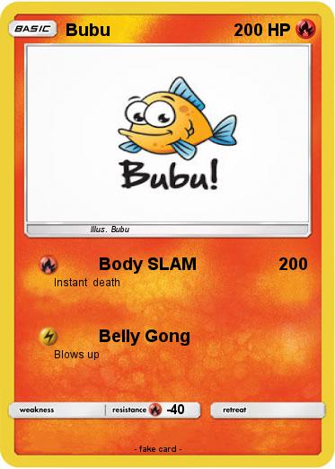 Pokemon Bubu