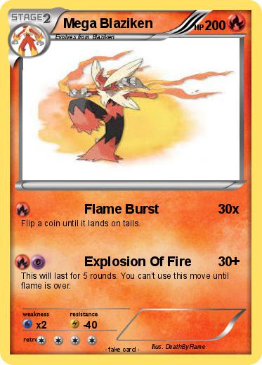 Pokemon Mega Blaziken